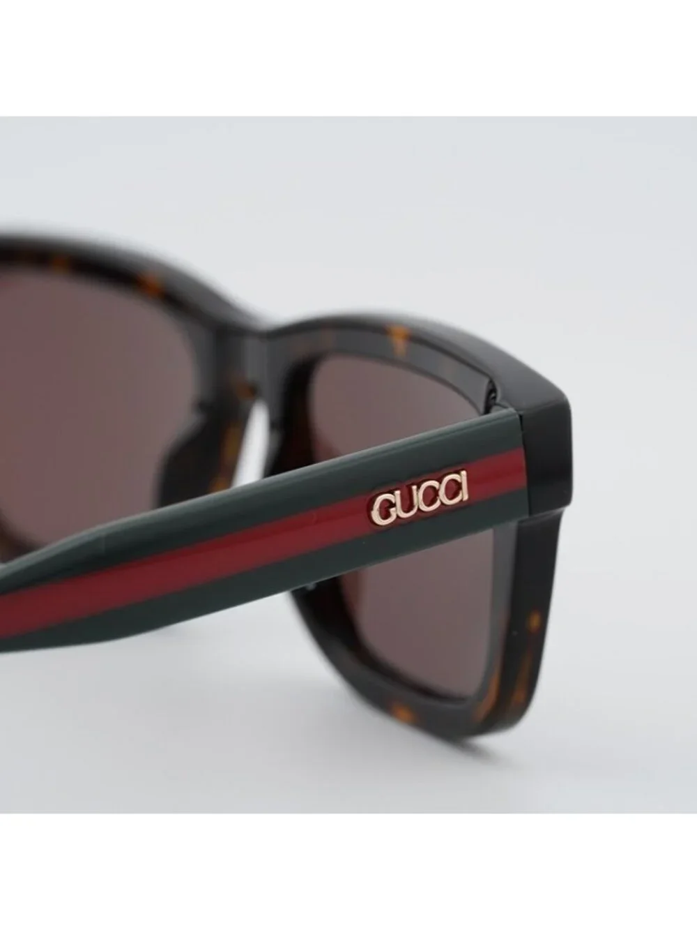 Gucci GG1869S 002 Sunglasses Havana Square Frame, Brown Lenses